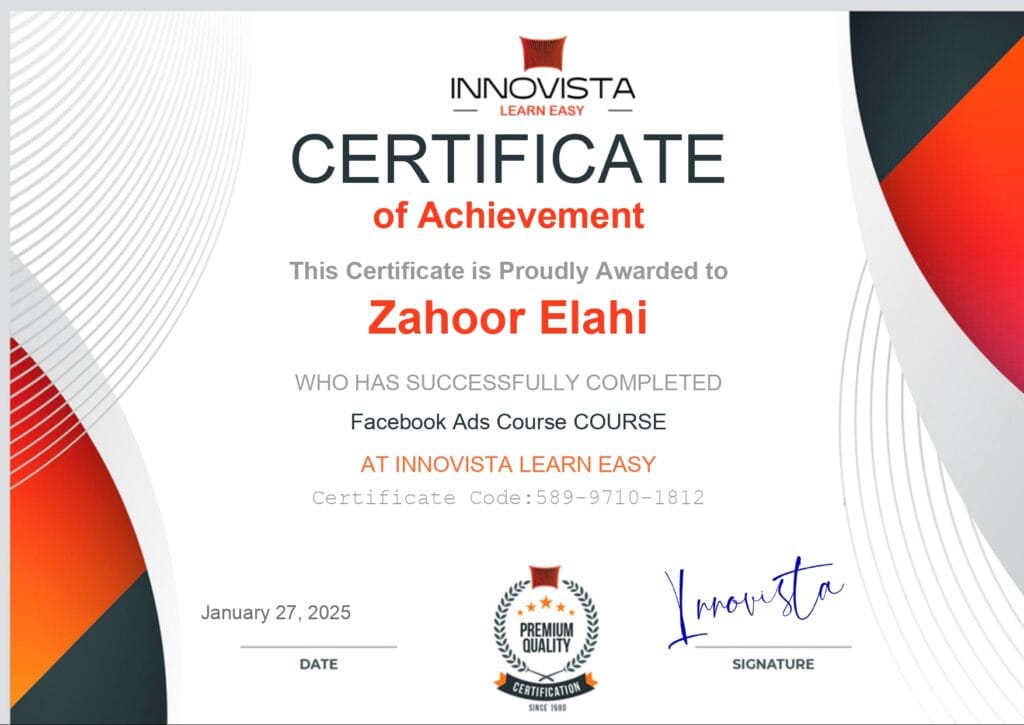 IMAGE OF FACEBOOK ADS COURSE