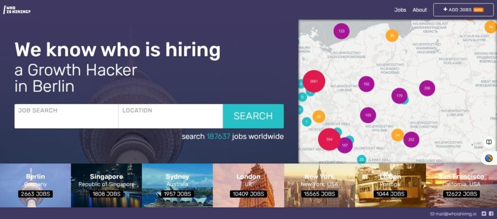 whoishiring.io freelancing website image